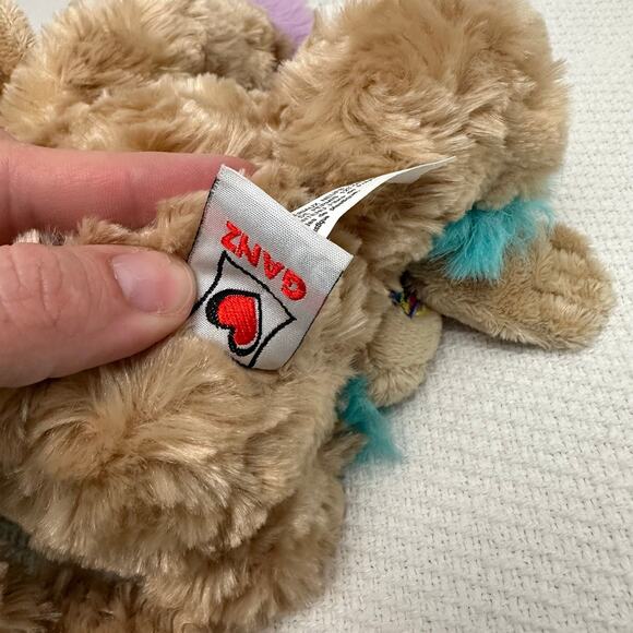 Webkinz Mohawk Monkey Ganz Plush HM623 Brown Blue Stuffed Animal Discontinued - Picture 3 of 5